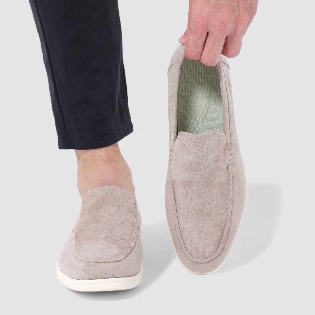 Christian Loafers | Men's Suede Slip-On Loafers