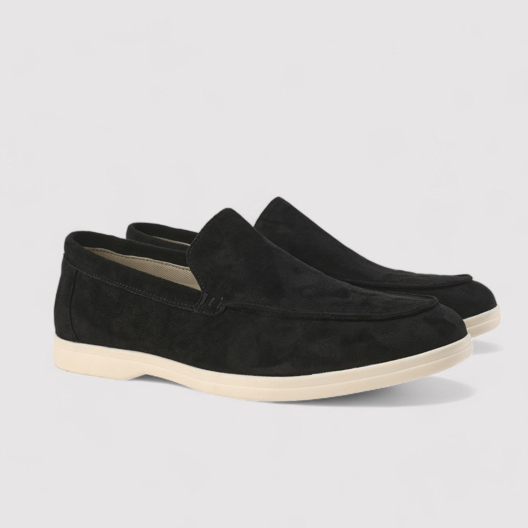 Christian Loafers | Men's Suede Slip-On Loafers