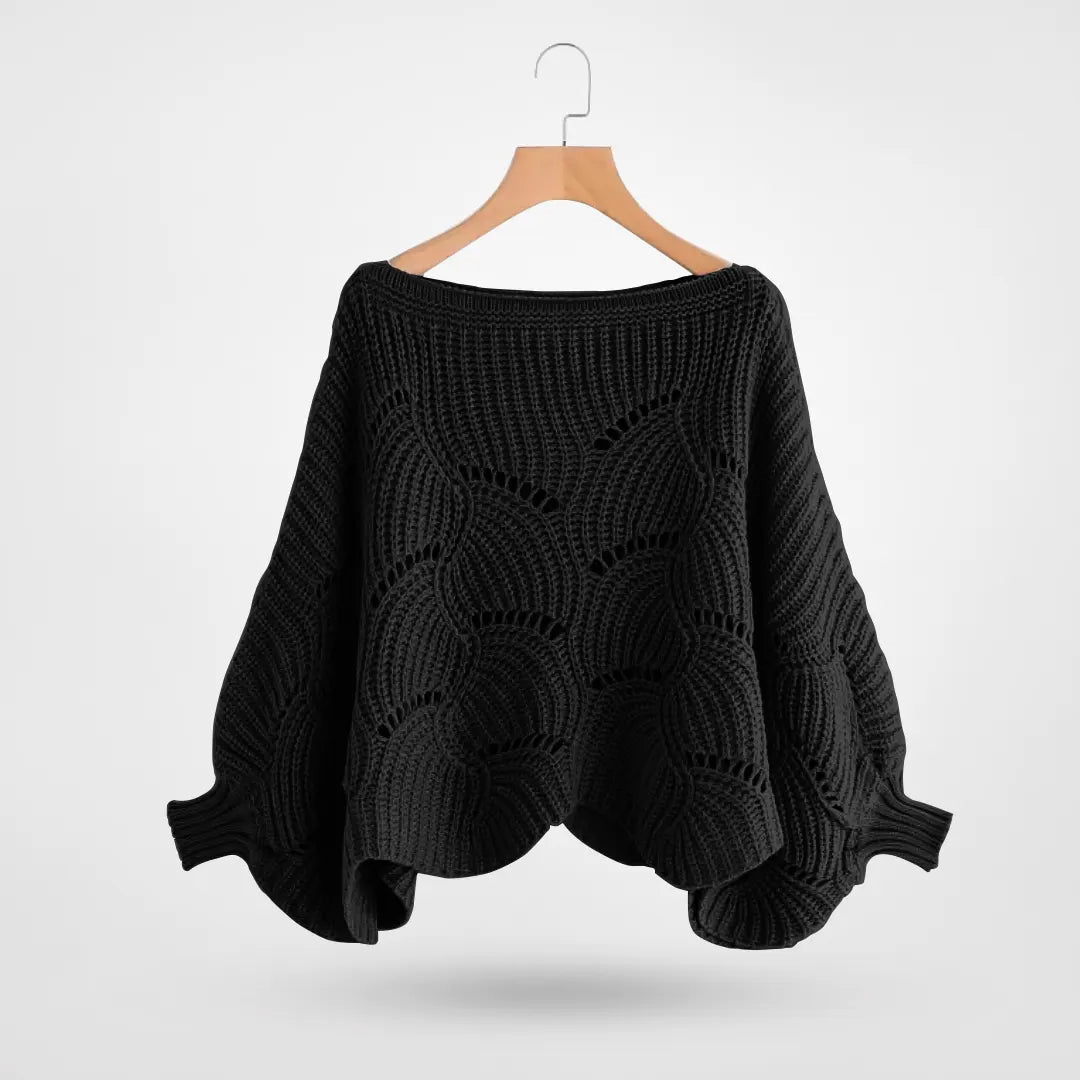 Cozy Women's Big Crochet Sweater