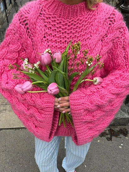 Soft Women's Oversized Knit Sweater