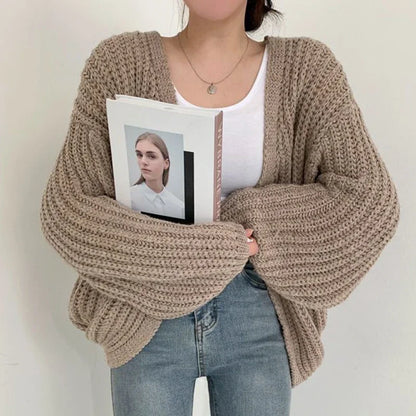 Cozy Oversized Knit Cardigan for Women