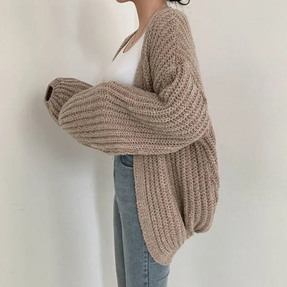 Cozy Oversized Knit Cardigan for Women
