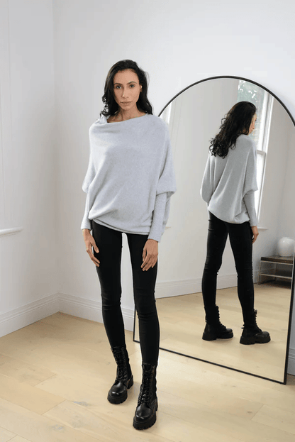 Chic Cold Shoulder Womens Sweater