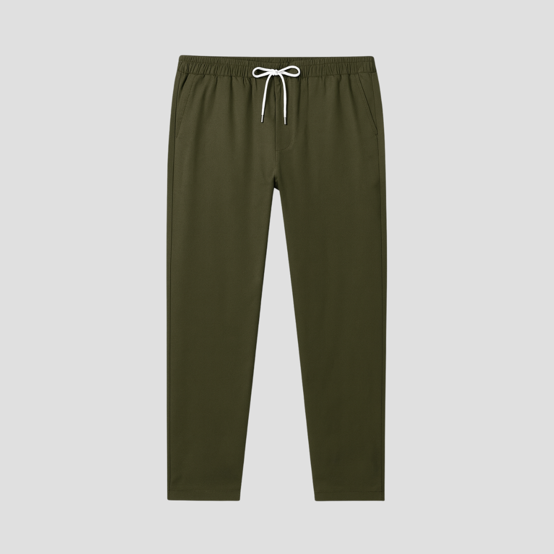 Men's Fit Jog Pants with Elastic Waistband