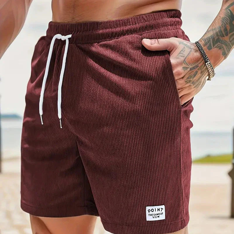 Men's Comfortable Stretch Corduroy Shorts