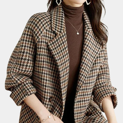 Classic Double Breasted Women's Wool Coat