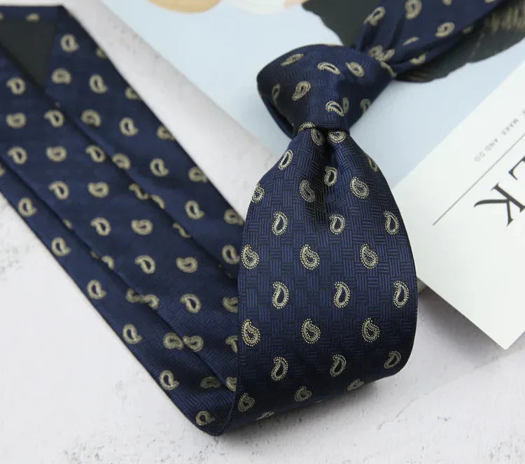 Professional Grid Pattern Men's Ties