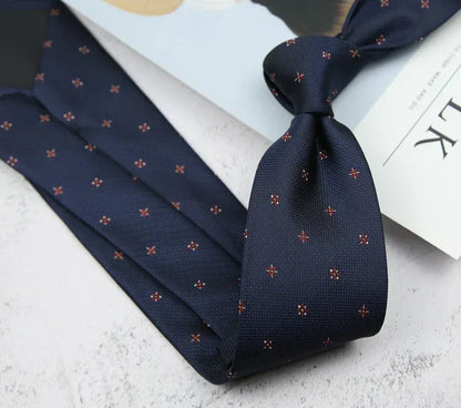 Professional Grid Pattern Men's Ties