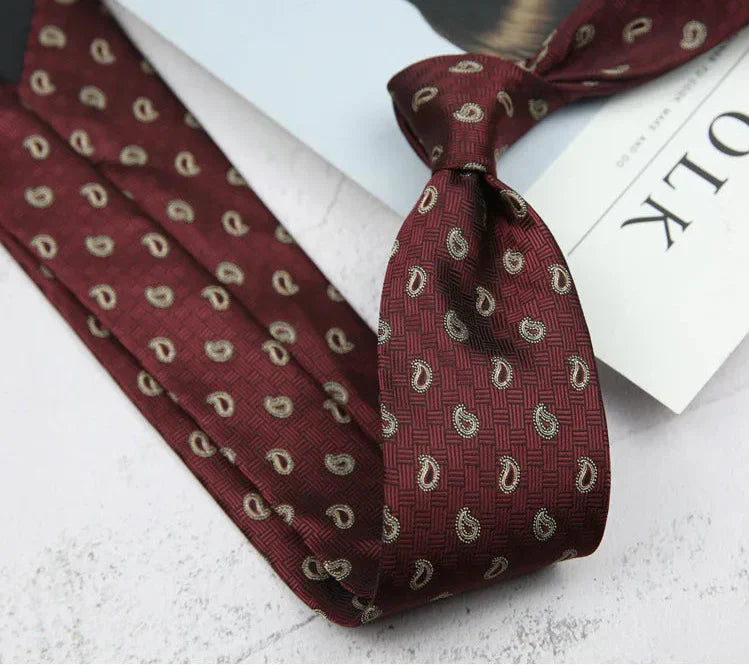 Professional Grid Pattern Men's Ties