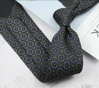 Professional Grid Pattern Men's Ties