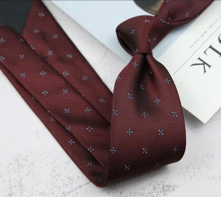 Professional Grid Pattern Men's Ties