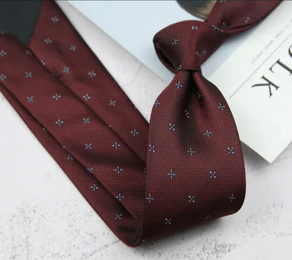 Professional Grid Pattern Men's Ties