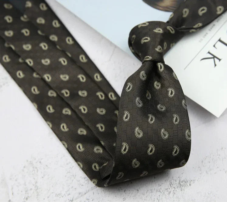 Professional Grid Pattern Men's Ties