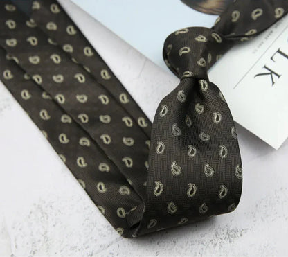 Professional Grid Pattern Men's Ties