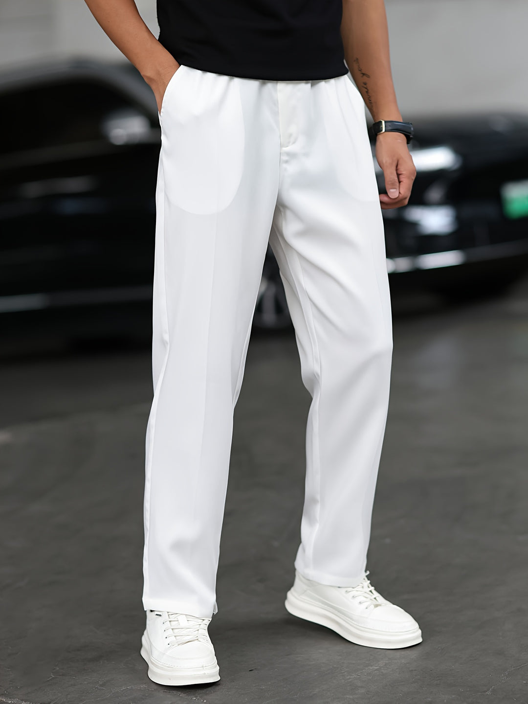 Timeless Slim Fit Mens Pants - OutfitLondon