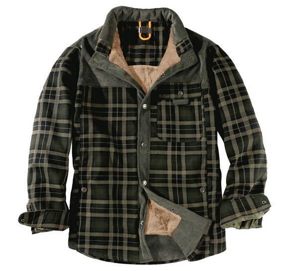 Warm Waterproof Lumberjack Fleece Jacket - OutfitLondon
