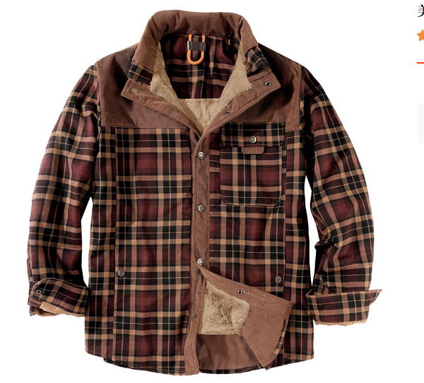 Warm Waterproof Lumberjack Fleece Jacket
