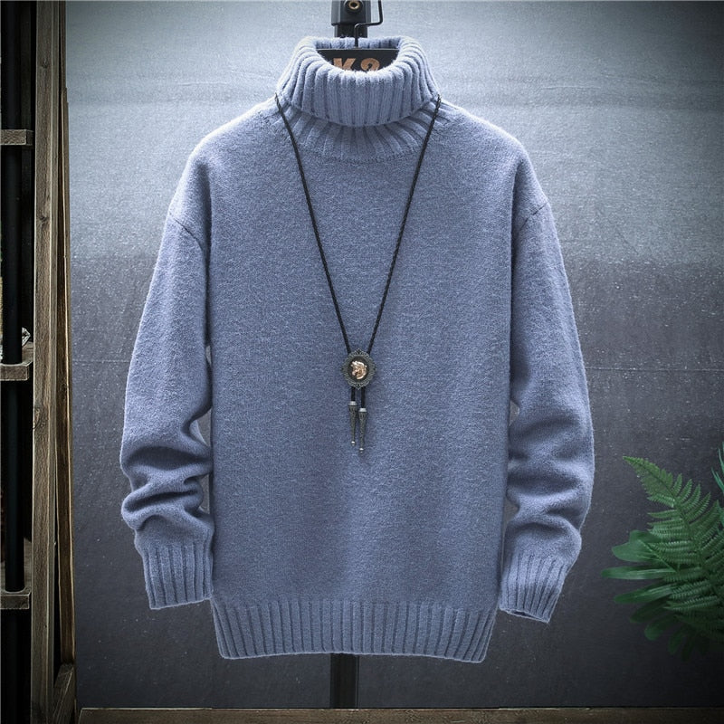 Cozy Men's Crew Neck Thick Winter Sweater