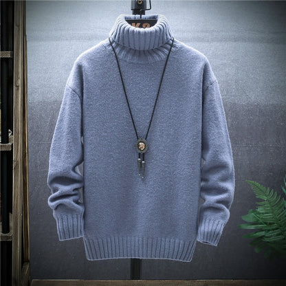 Cozy Men's Crew Neck Thick Winter Sweater