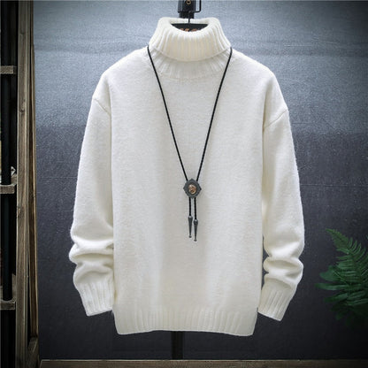 Cozy Men's Crew Neck Thick Winter Sweater