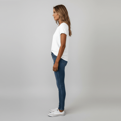 Casual Women's V Neck Summer Top