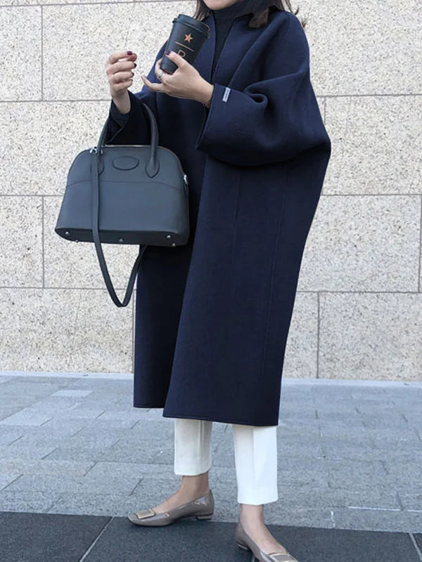 Classic Women's Wool Overcoat