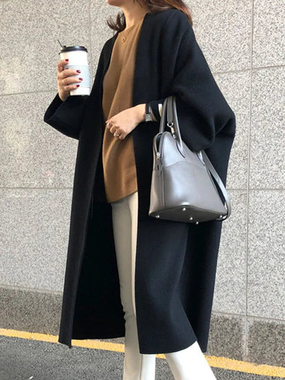 Classic Women's Wool Overcoat