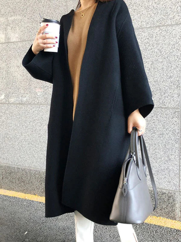 Classic Women's Wool Overcoat