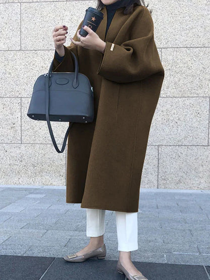 Classic Women's Wool Overcoat