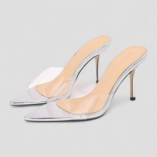 Clear High Heel Sandals for Women - OutfitLondon