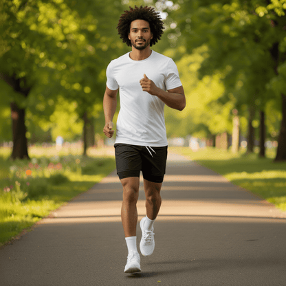 Corti da allenamento 2 in 1 con tasche laterali