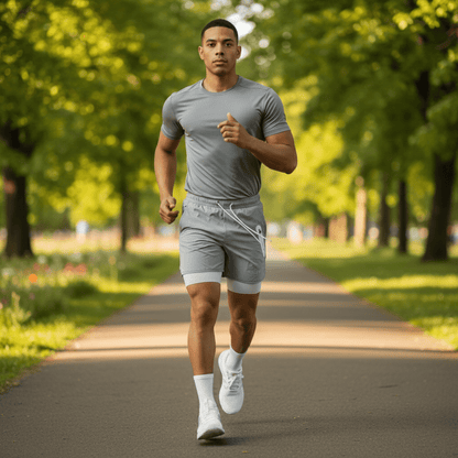Corti da allenamento 2 in 1 con tasche laterali
