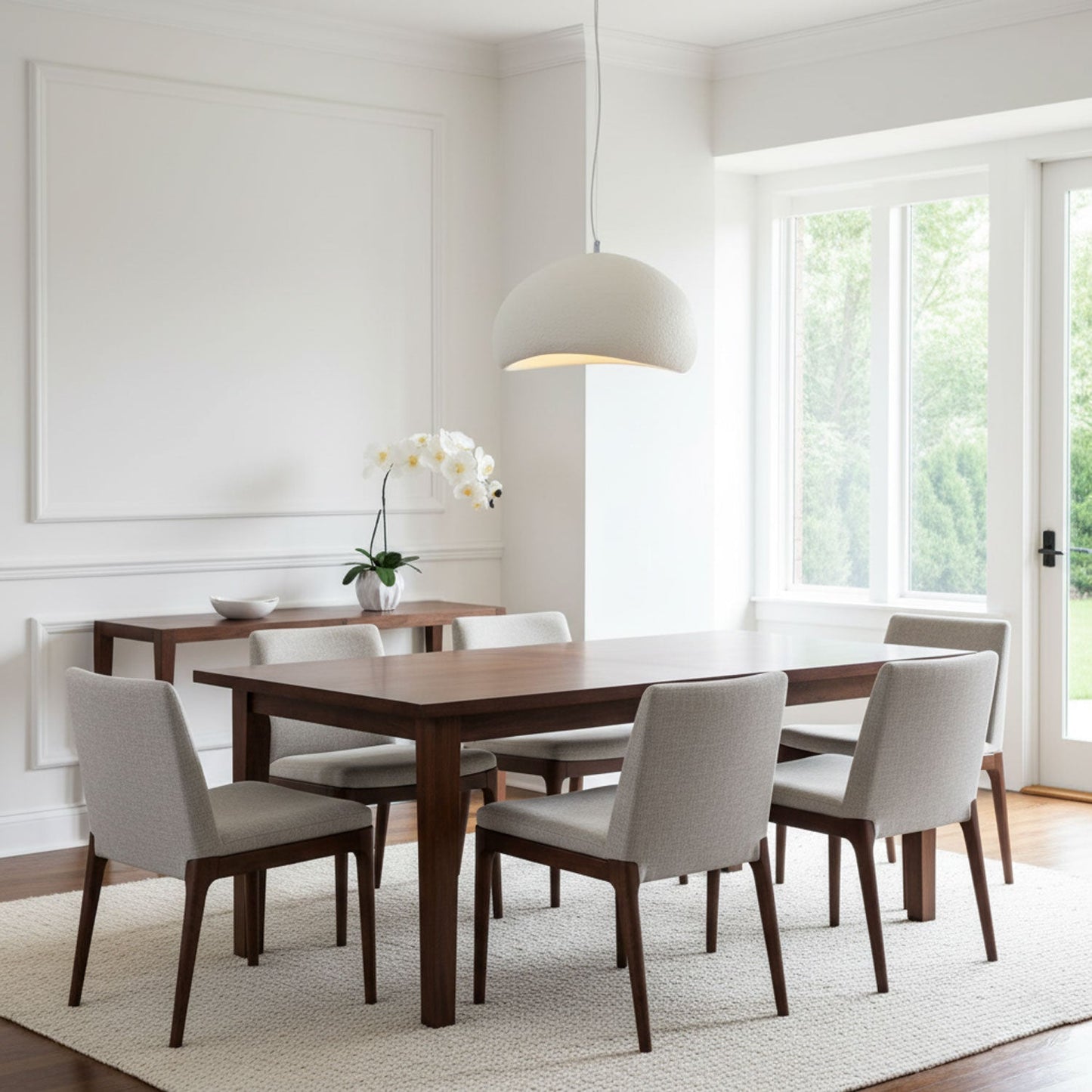 Sleek Contemporary LED Hanging Light Fixture