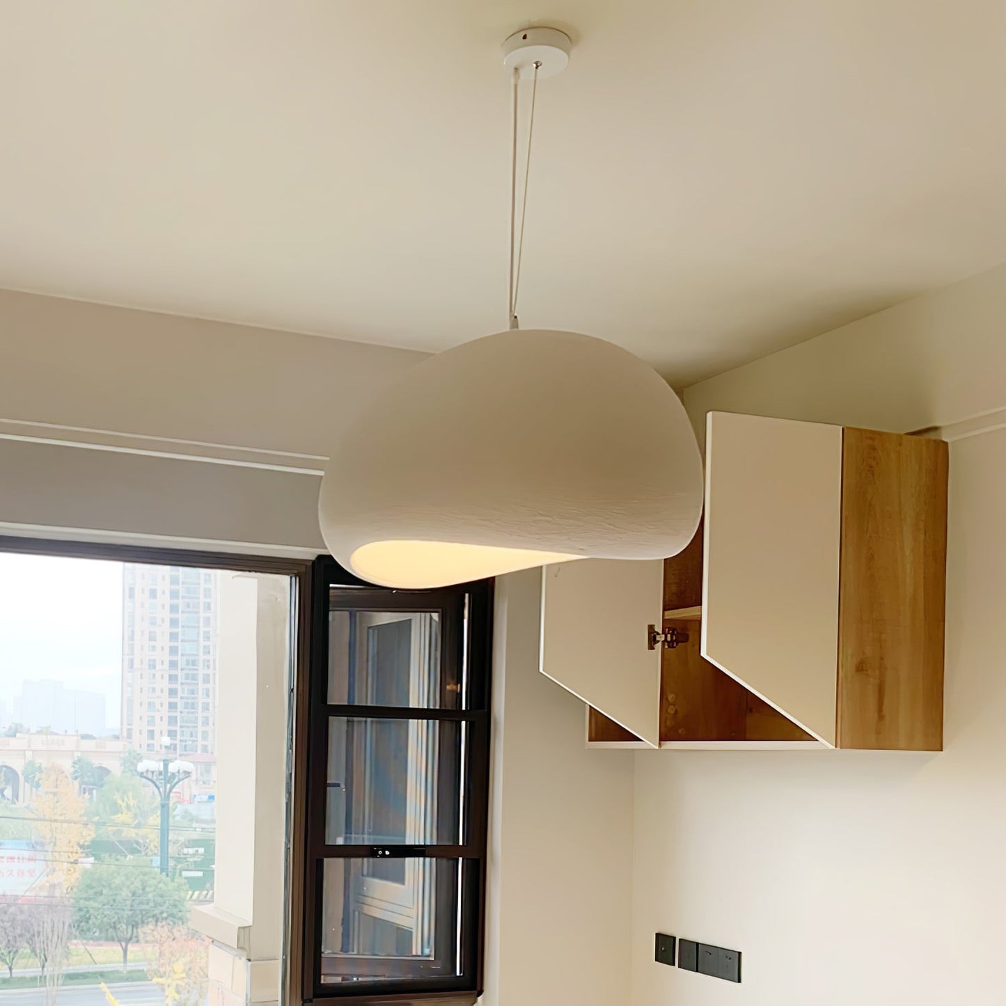 Sleek Contemporary LED Hanging Light Fixture