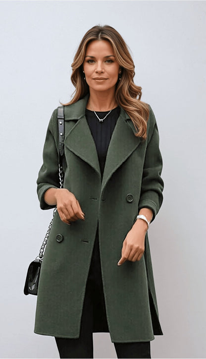 Warm Padded Button Down Parka Coat - OutfitLondon