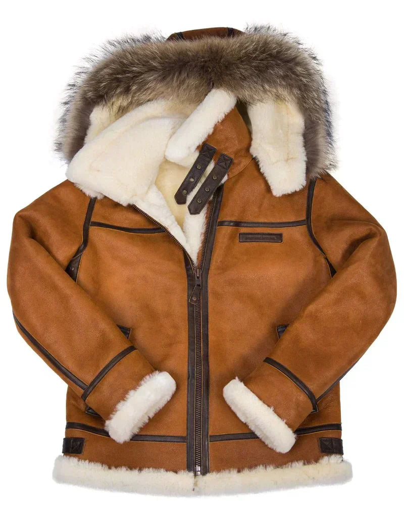Luxurious Faux Fur Hooded Parka Coat