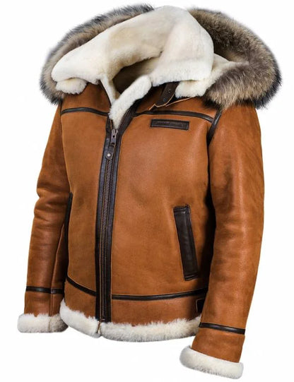 Luxurious Faux Fur Hooded Parka Coat - OutfitLondon