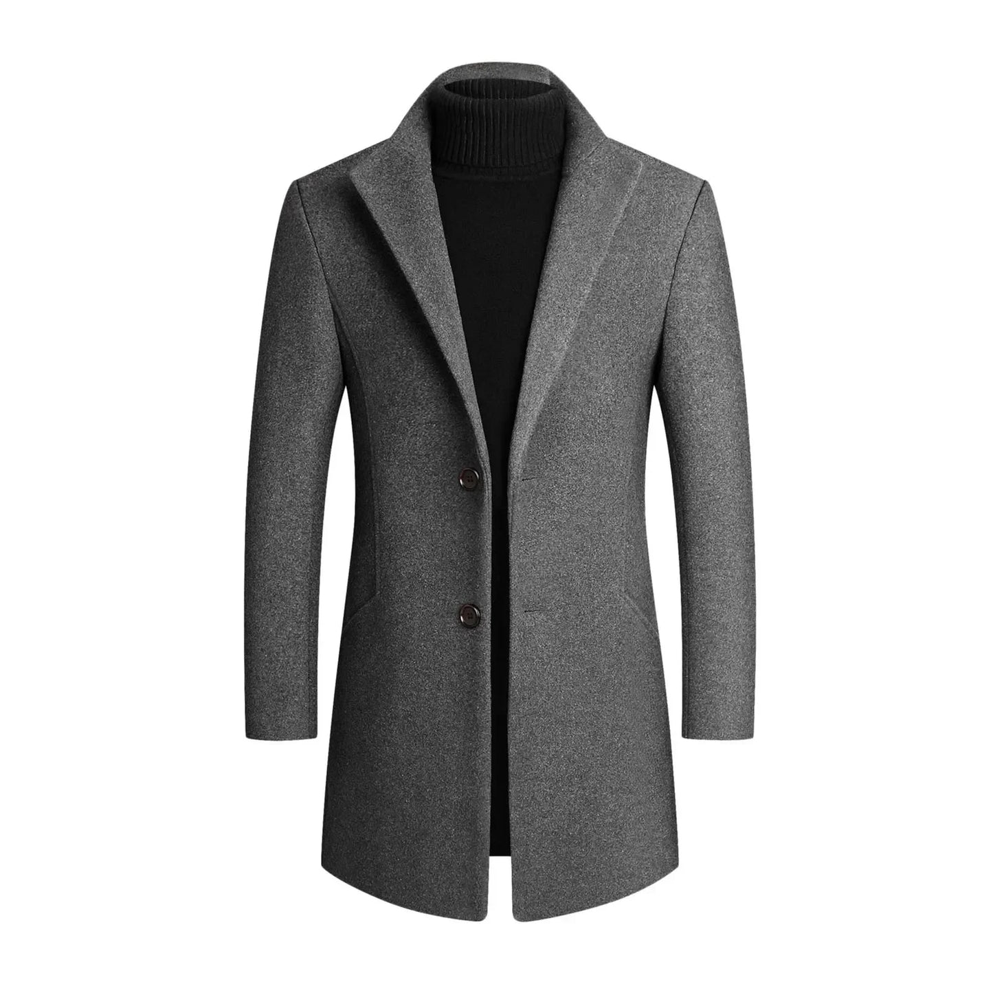 Slim Fit Men's Classic Dress Coat