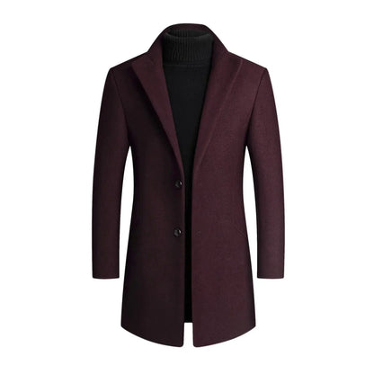 Slim Fit Men's Classic Dress Coat
