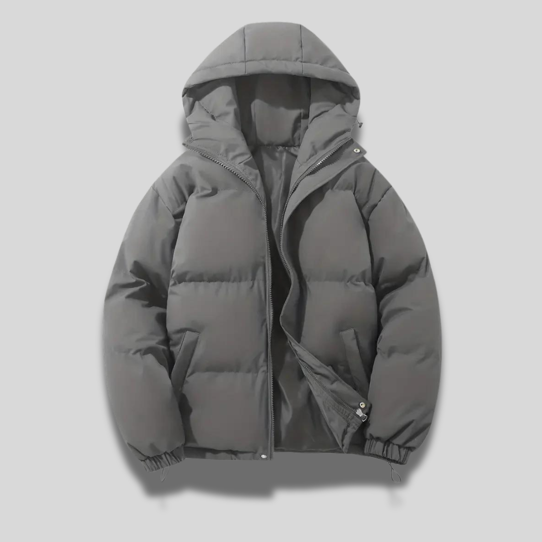 Warm Waterproof Parka With Hooded Windproof Design