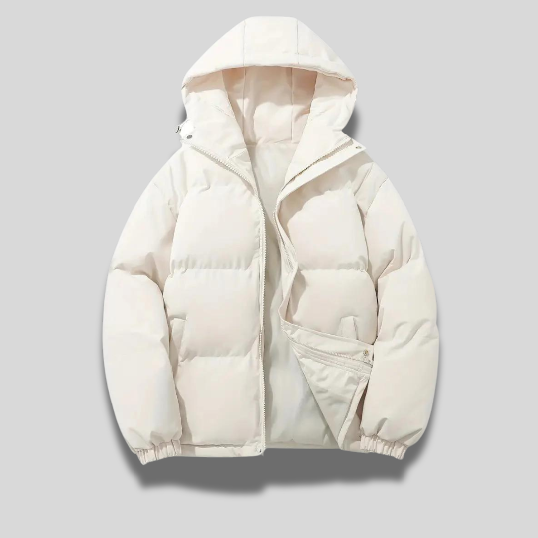 Warm Waterproof Parka With Hooded Windproof Design