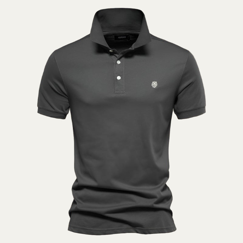 Classic Men's Short Sleeve Golf Shirt with Logo