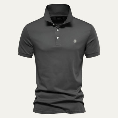 Classic Men's Short Sleeve Golf Shirt with Logo