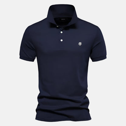 Men's Comfortable Short Sleeve Polo Shirt in Soft Cotton