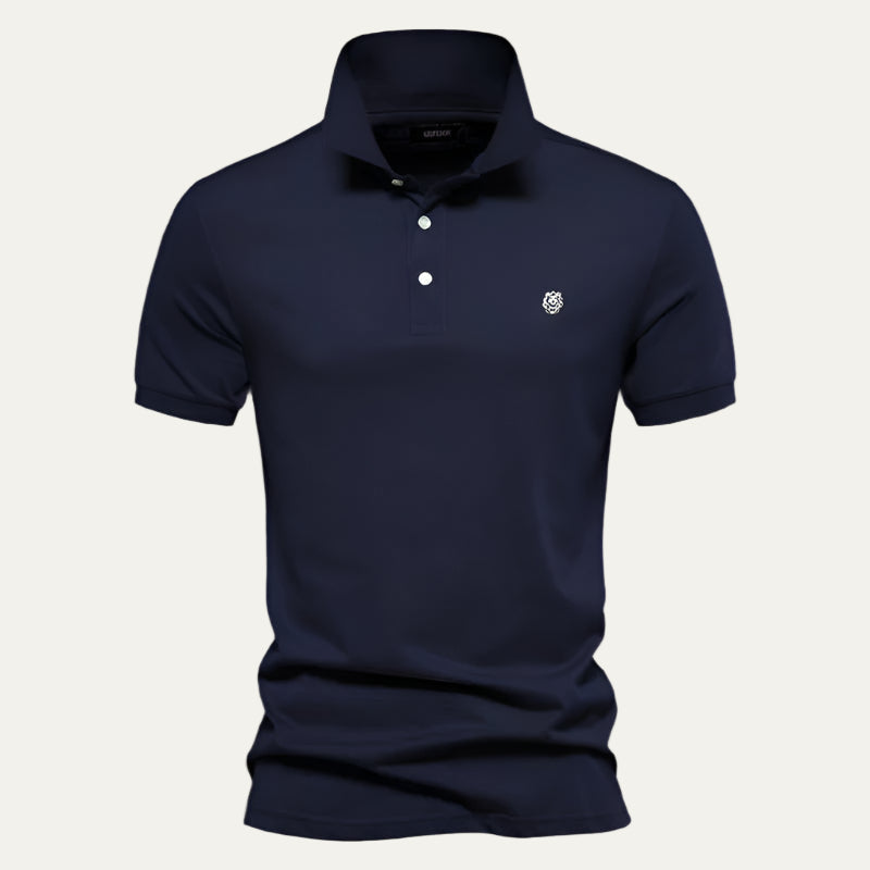 Classic Men's Short Sleeve Golf Shirt with Logo