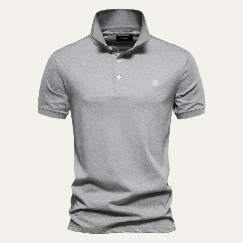 Classic Men's Short Sleeve Golf Shirt with Logo