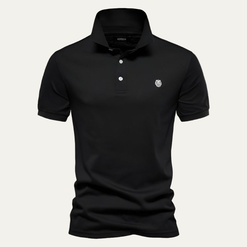 Classic Men's Short Sleeve Golf Shirt with Logo