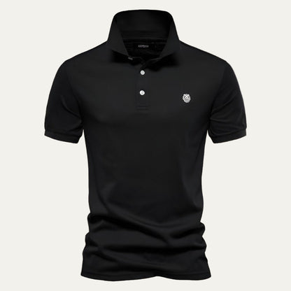 Classic Men's Short Sleeve Golf Shirt with Logo