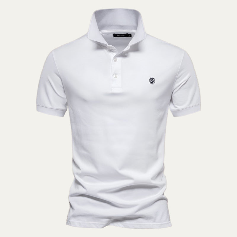Classic Men's Short Sleeve Golf Shirt with Logo