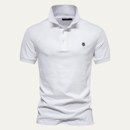 Classic Men's Short Sleeve Golf Shirt with Logo